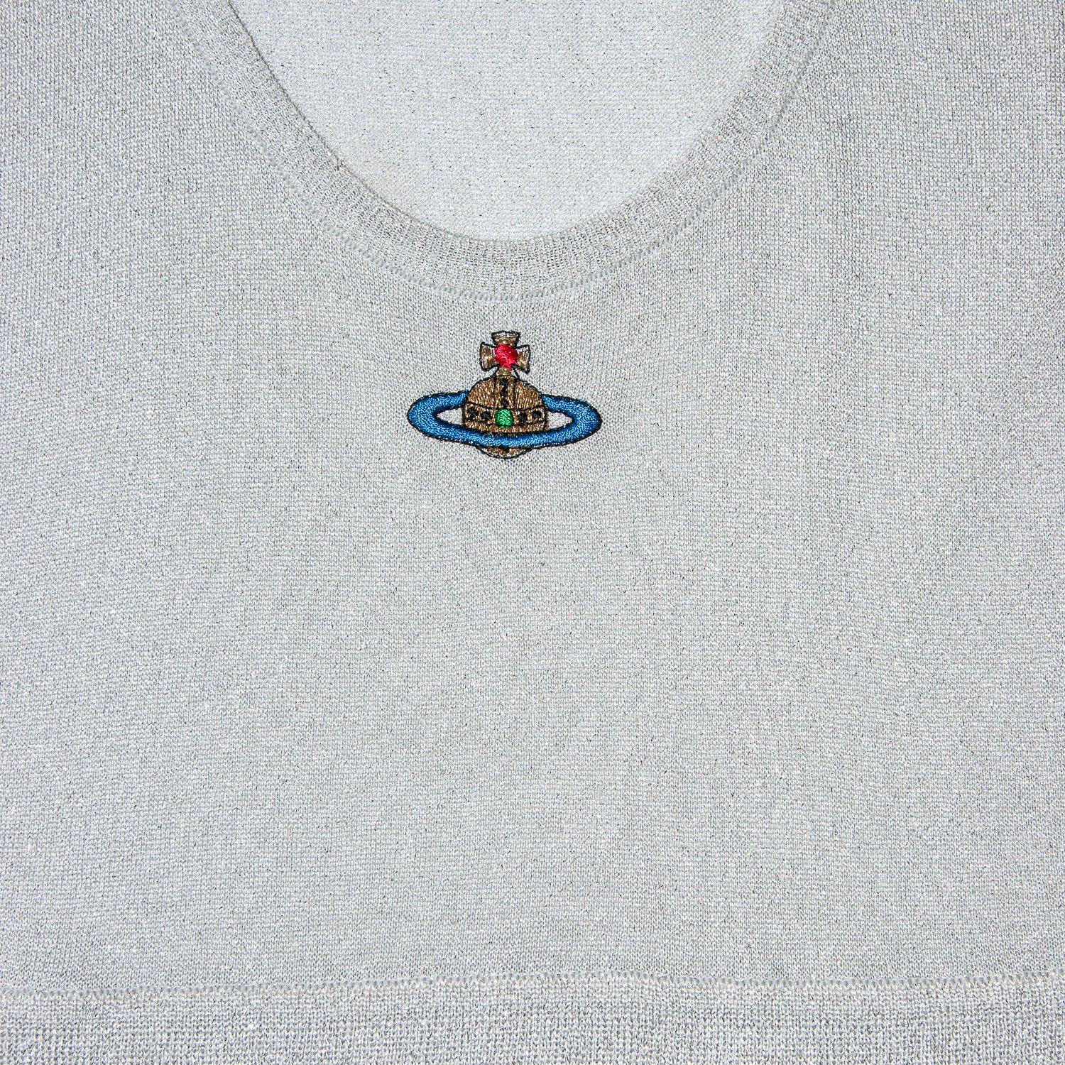 Image of Vivienne Westwood 1990s Knitted Lamé Mini Dress