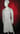 White Leather Nurse's Uniform Dress w/ Corset Lace Back