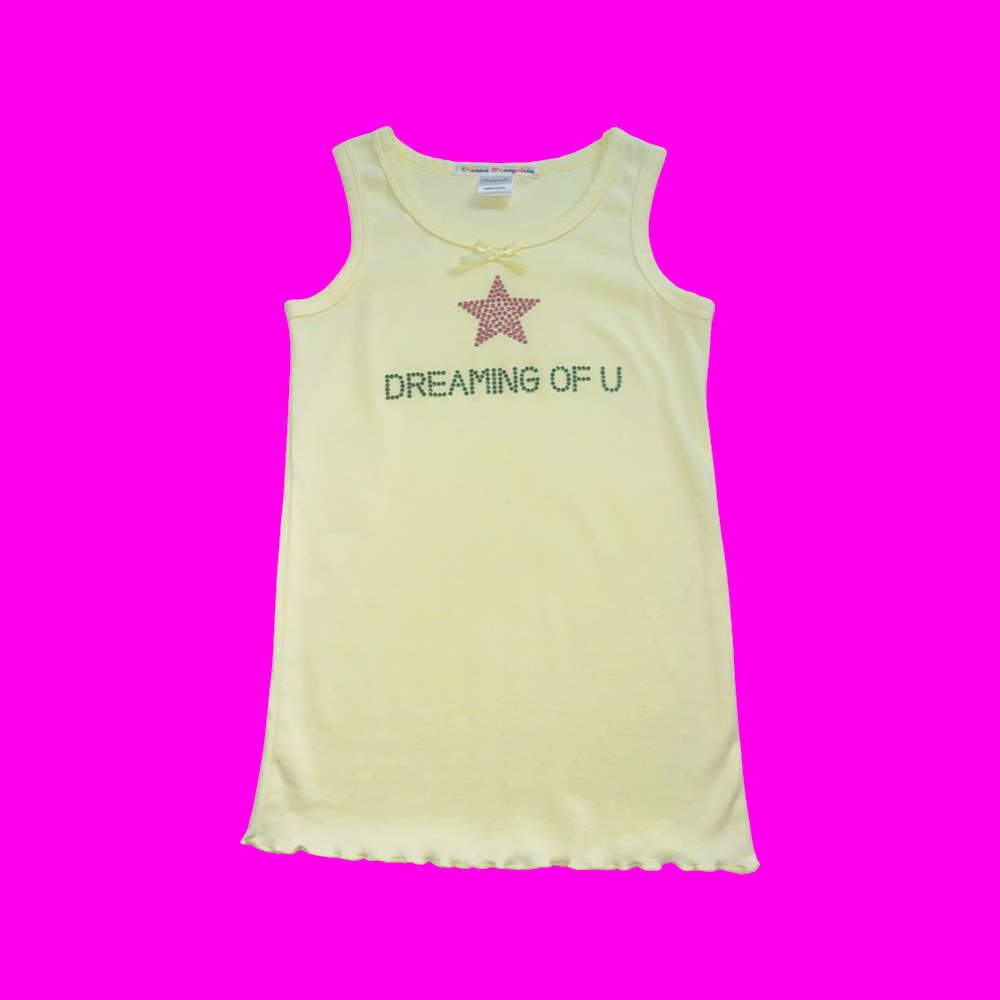 Image of Dreaming of U - Yellow Tank Top New Restocked SOLD OUT