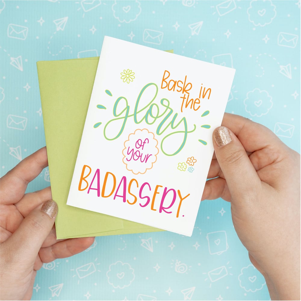 Image of Glory of Badassery Card