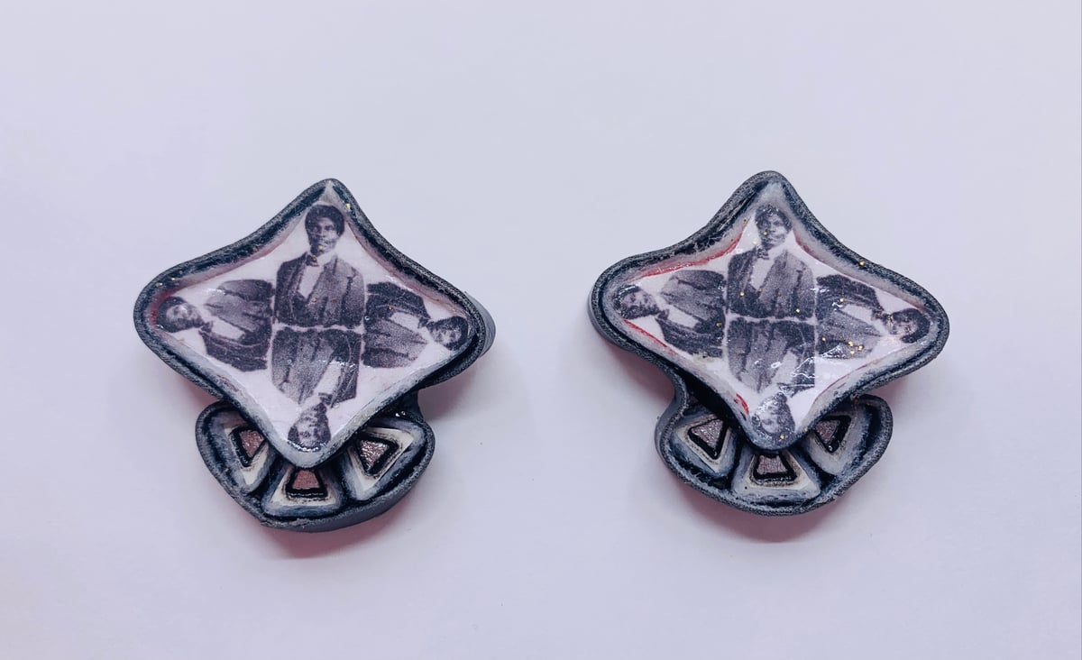 Dred Scott Earrings by Alicia Pillar