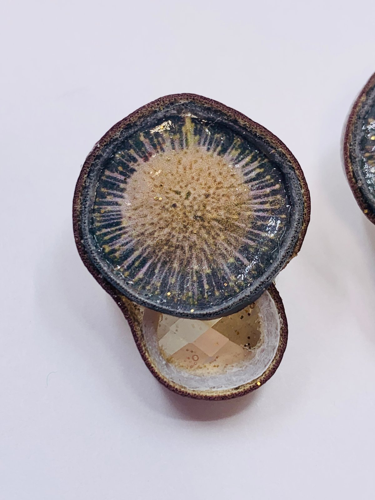 Button Bush Earrings by Alicia Pillar
