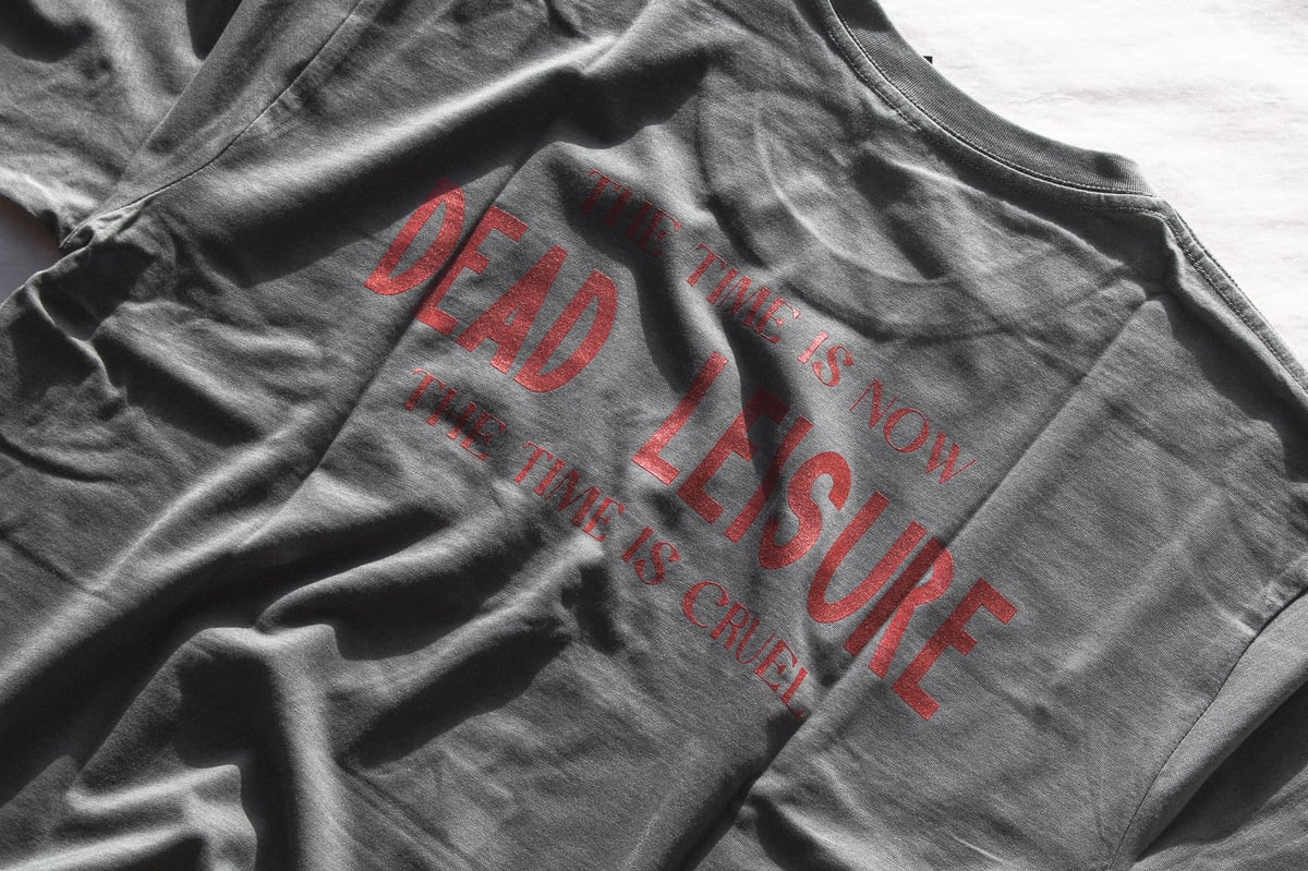 The Time is Cruel T-shirt - Charcoal