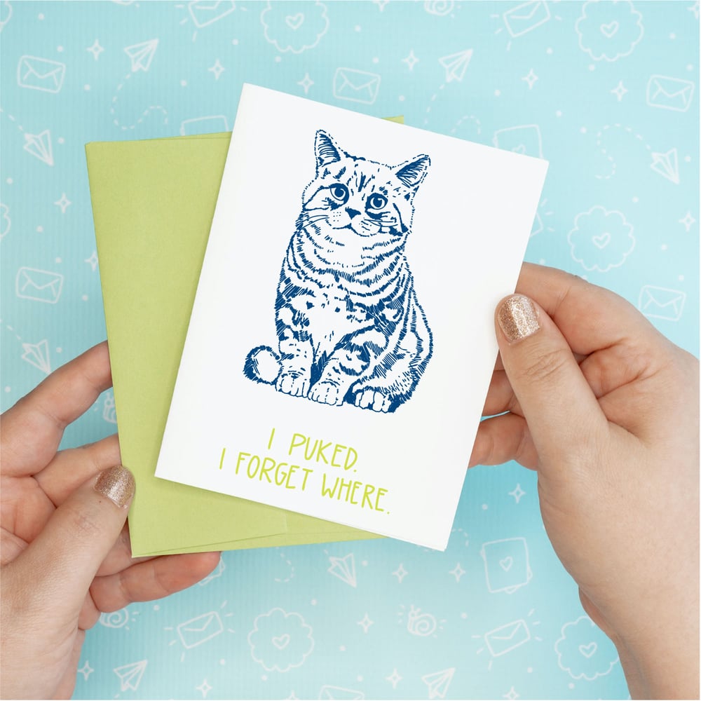 Image of Cat Puke Card