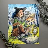 Grave Witch Signed Watercolor Print