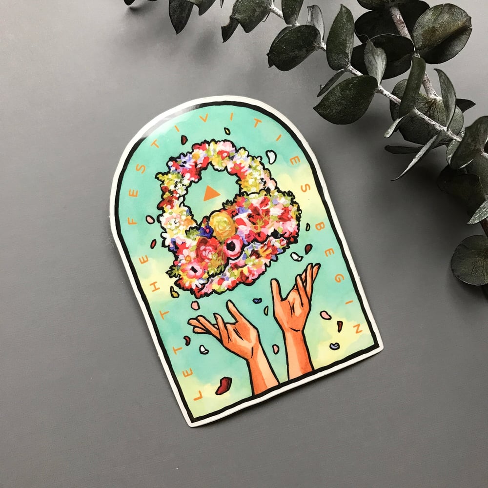 Midsommar Vinyl Sticker 