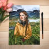 "The Environmentalist"Greta Thunberg Signed Watercolor Print