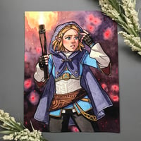 Princess Zelda Signed Watercolor Print