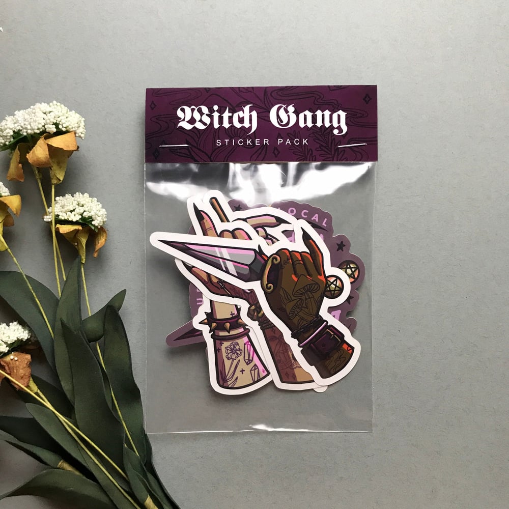 Witch Gang Vinyl Sticker 4-Pack