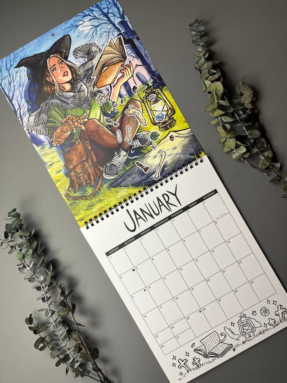2022 Modern Witch 12 Month Calendar