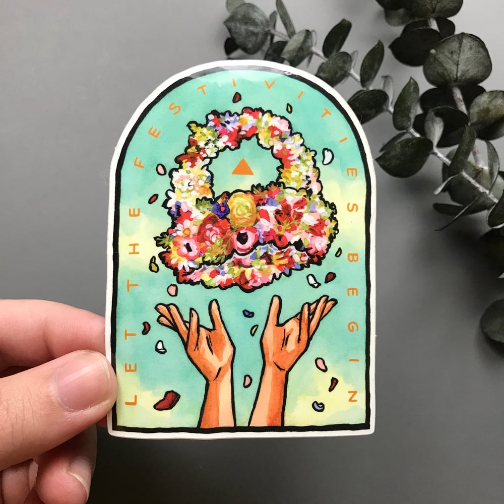 Midsommar Vinyl Sticker