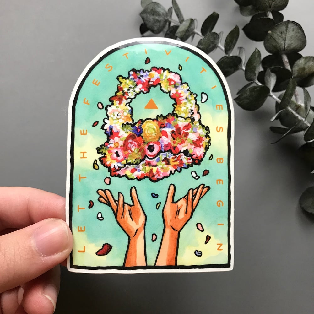 Midsommar Vinyl Sticker 