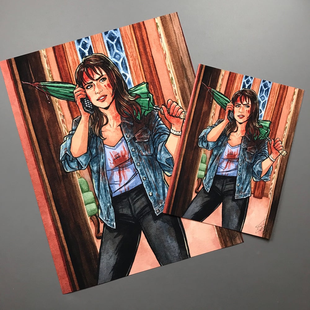 Sidney Signed Watercolor Print