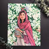 "The Fearless" Malala Signed Print Watercolor Original