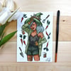 Garden Witch 5x7 inch Signed Print