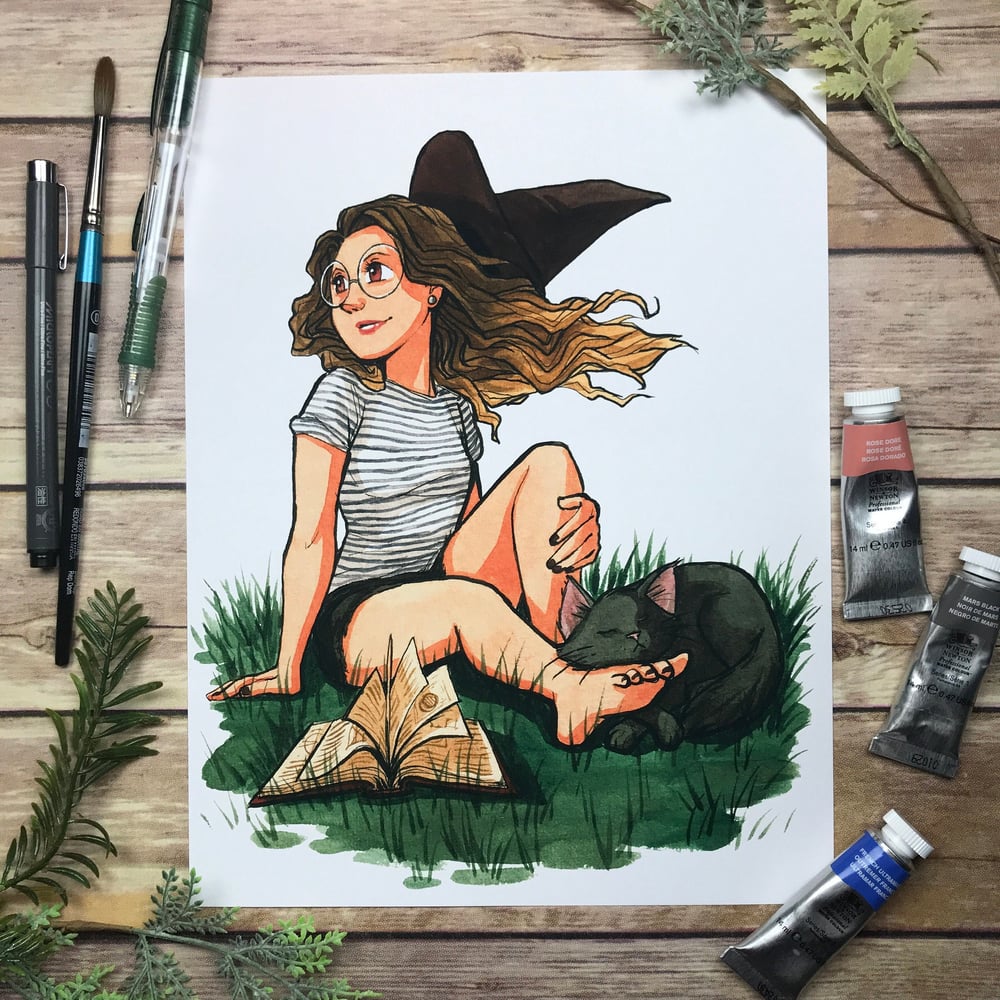 Wicked Tranquility Signed Watercolor Print