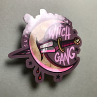 Image 3 of Support Your Local Witch Gang Vinyl Sticker