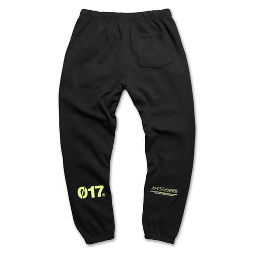 Image of FNDMNTLS_SWTPant / ACID GREEN