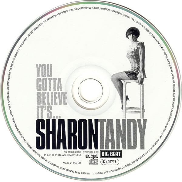 Sharon Tandy – You Gotta Believe It's... Sharon Tandy, CD, NEW