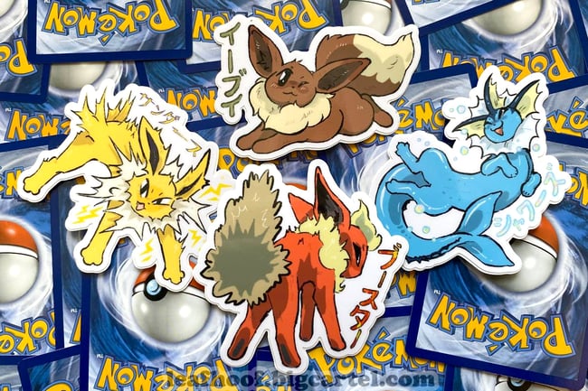 Eeveelutions Stickers