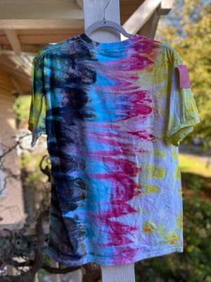 Image of MEDIUM Godzilla Be Gay Do Crime Tie Dye Shirt 2