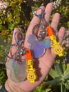Holo Mouse Mini Resin Charm Keychain - Choose Your Fave!