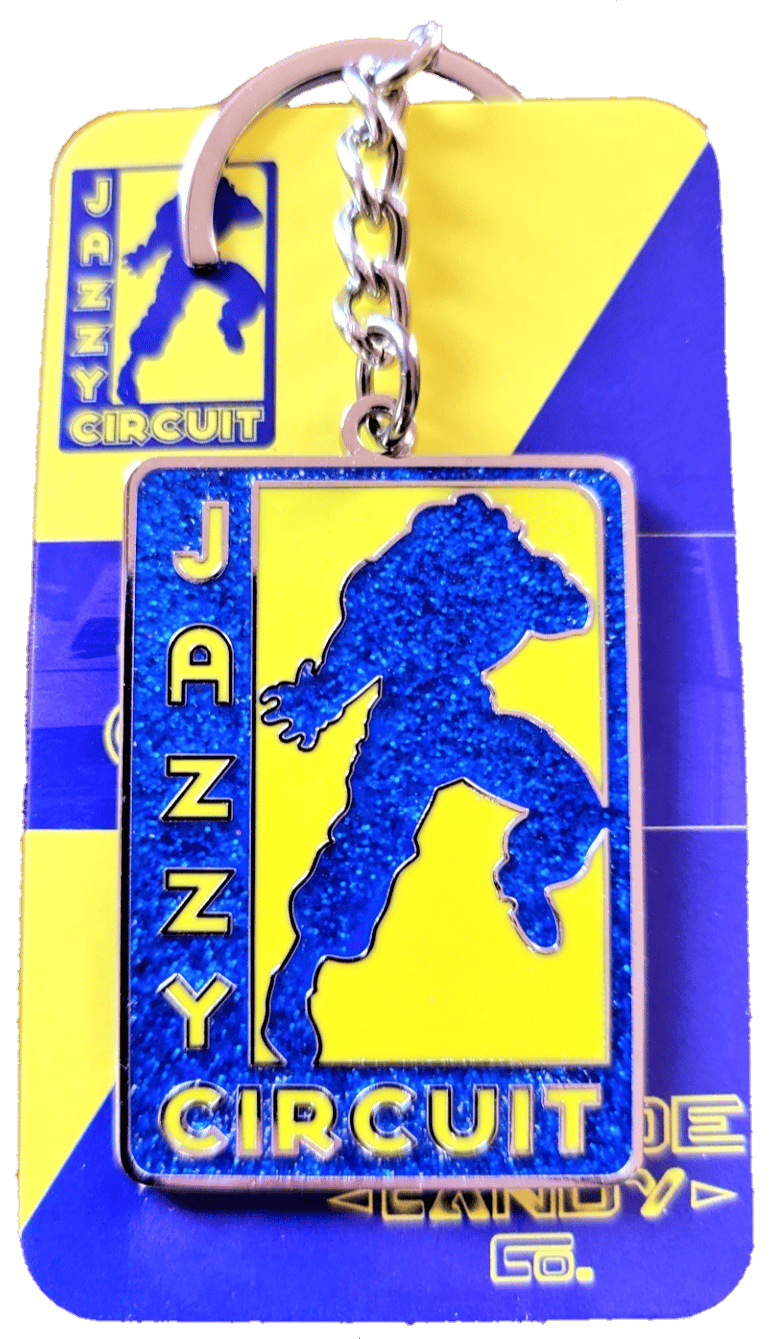 Image of Jazzy Circuit x ArcadeCandyCo. Keychain