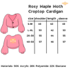  Rosy Maple Moth Embroidered Cardigan