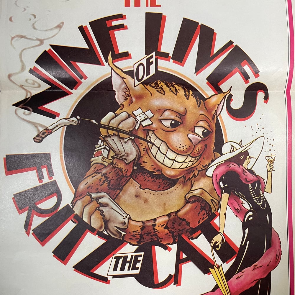 Poster: Fritz the Cat (The Nine Live of Fritz the Cat) RALPH BAKSHI