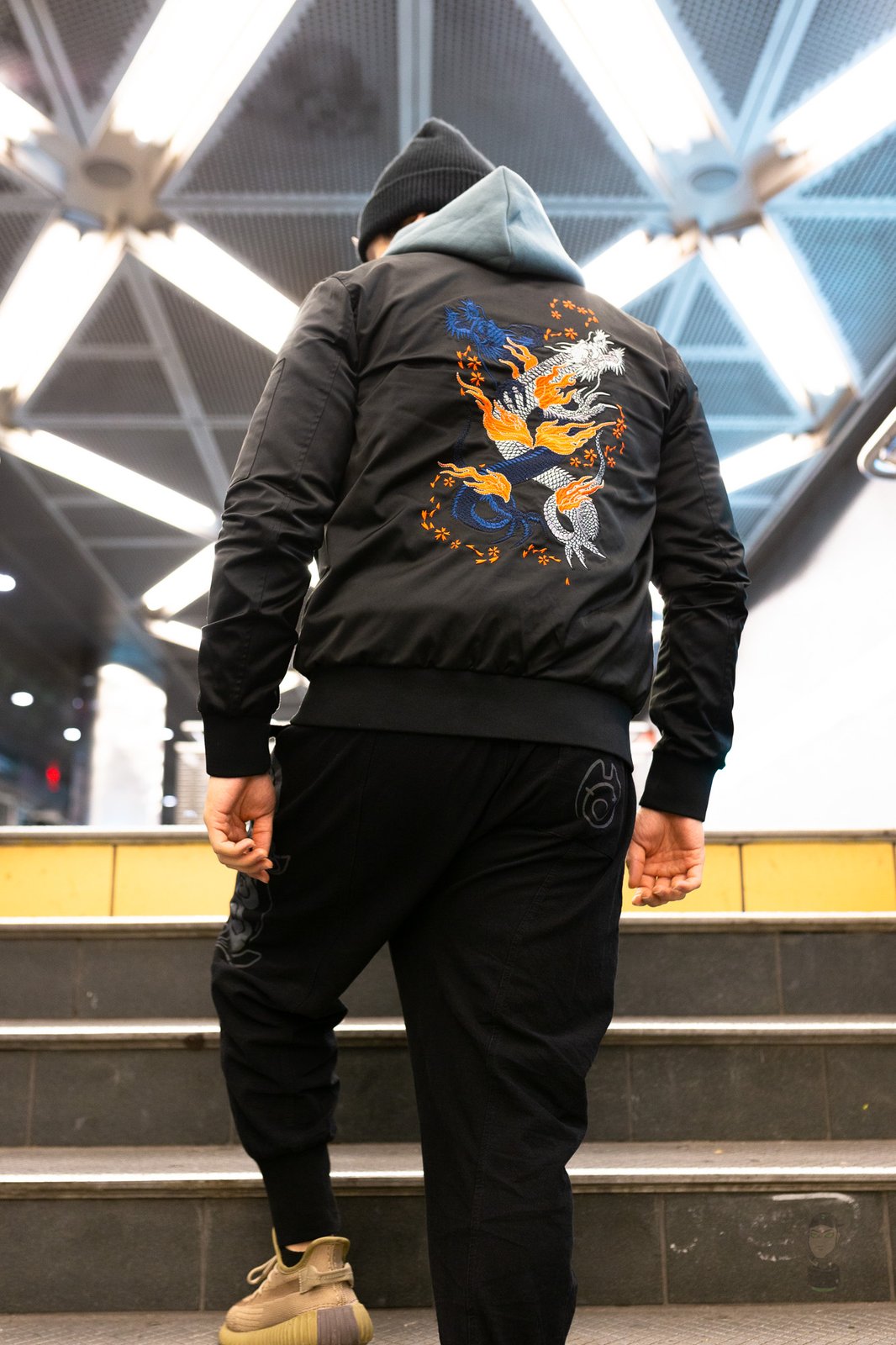 Double Dragon Bomber Jacket | Sekai art