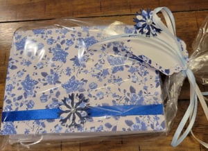 Image of Blue and White