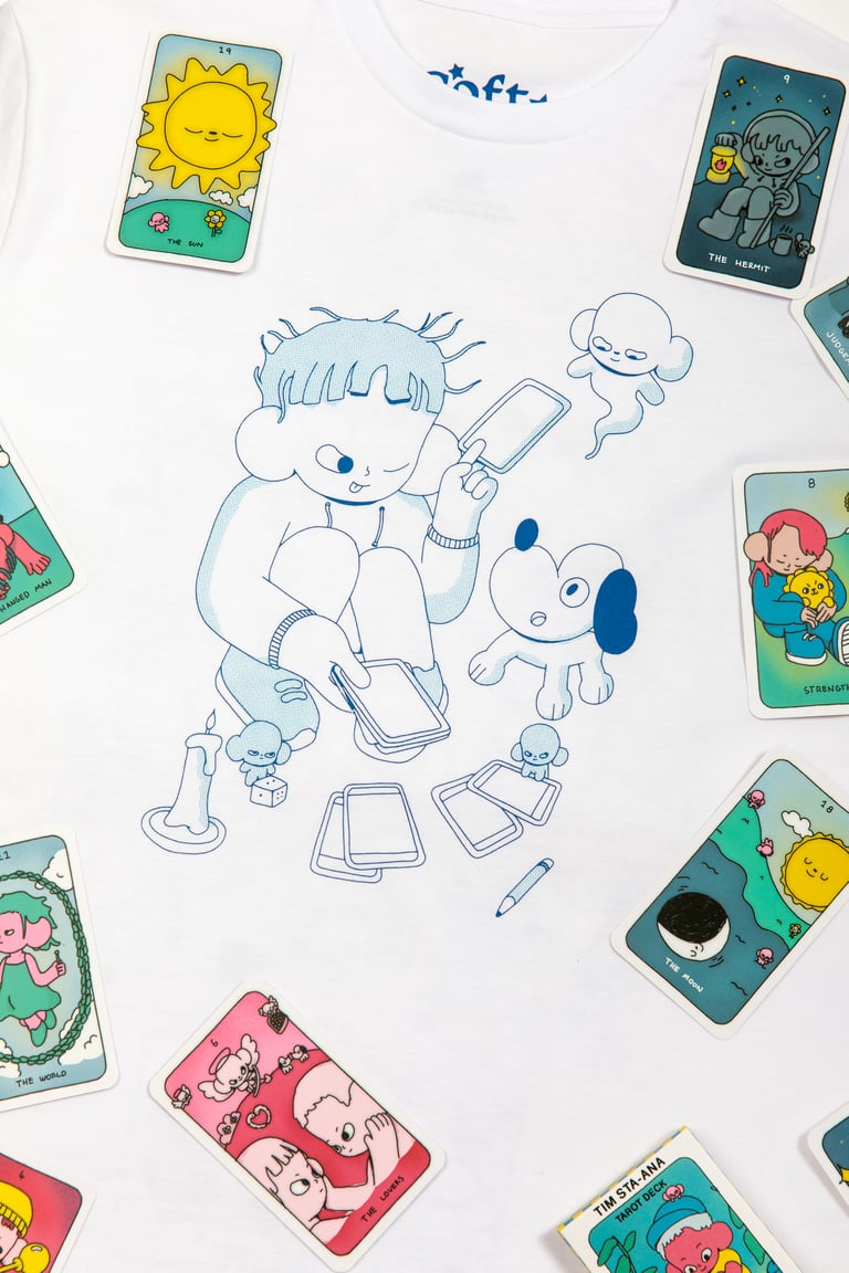 Tarot Card T-Shirt: Tim Sta-Ana Collaboration Image 2