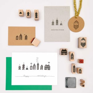 Image of Little Houses Stamp Set
