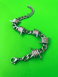 Image 4 of BARBED WIRE CHAIN BRACELET 