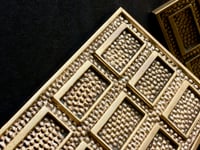 Image 4 of Pair of Brass Push-Pull Door Handles, Italy