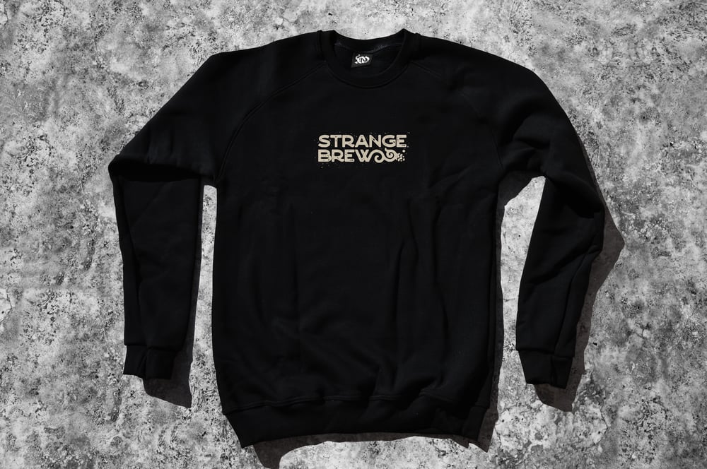 Strange Brew Black Crewneck Sweatshirt