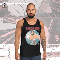 Image 1 of Tank Top Power Bear Summer Unisex / BLACK