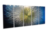 Image 1 of Vortex 36x79- Abstract Metal Wall Art Contemporary Modern Decor