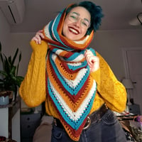 Image 4 of Cozy hooded scarf