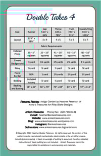 Image 4 of Double Takes 4 PDF pattern