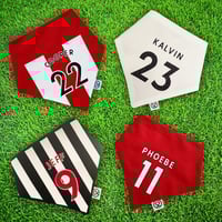 Image 1 of Personalised Football Shirt bandanas