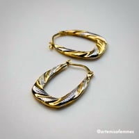 Image 1 of Nerissa 10K Gold Hoops