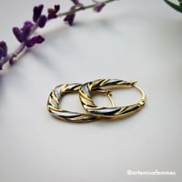 Image 2 of Nerissa 10K Gold Hoops