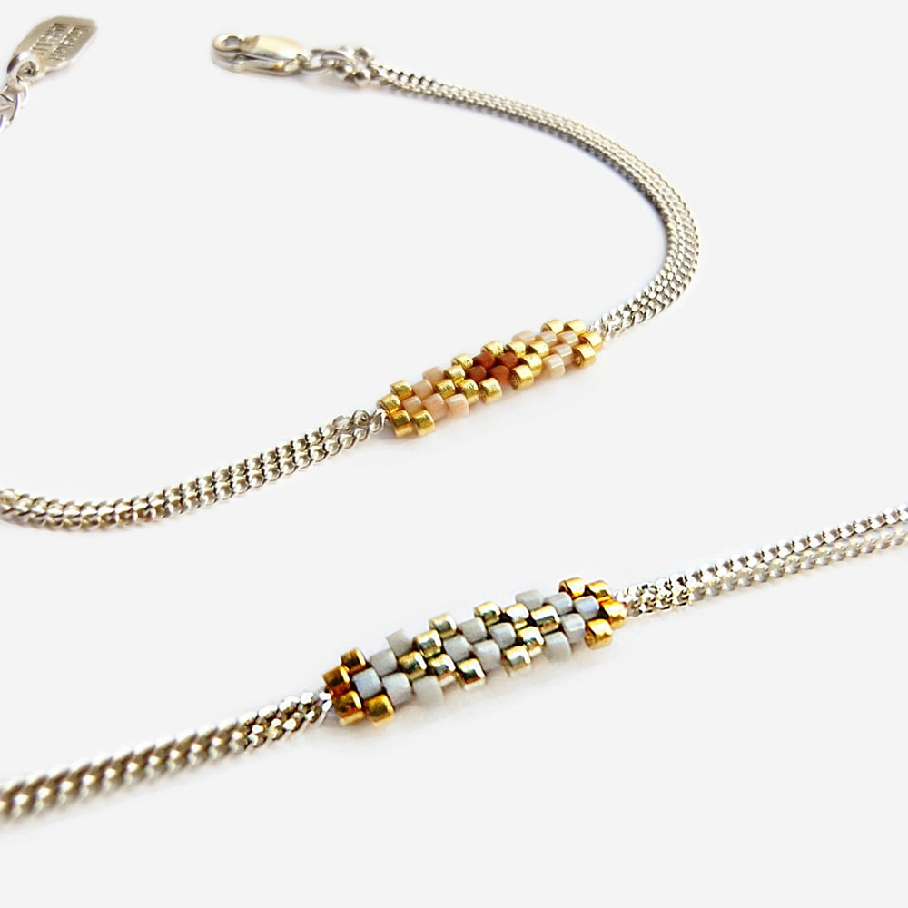 Image of Bracelet Flocon - 2 couleurs