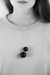 TAC TAC PENDANT _ GOLD & BLACK
