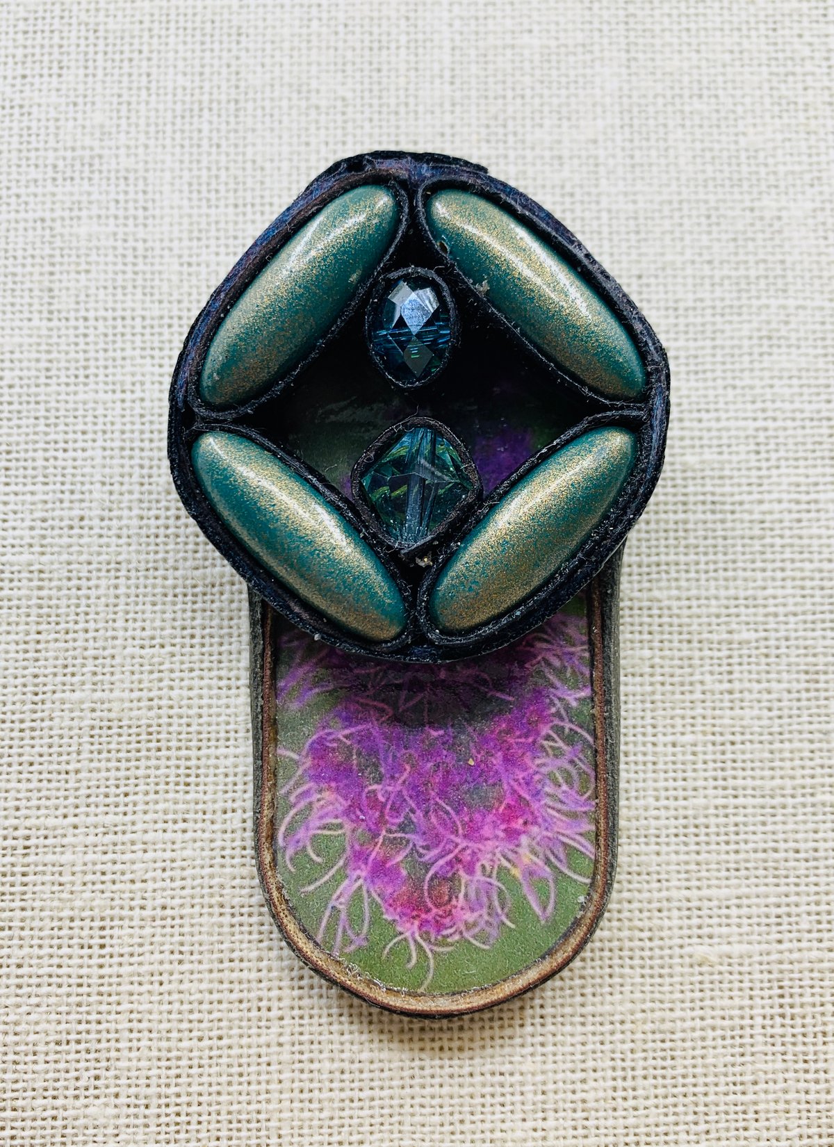 Blazing Star Brooch by Alicia Pillar