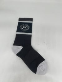 Image 3 of PL Premium Crews (Charcoal & White)-M/L