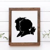 Image 2 of Layered Hand-Cut Silhouette {Standard Size 8.5x11"}