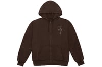 Image 2 of Travis Scott YUP! Hoodie Brown