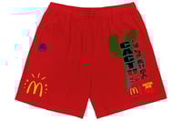 Image 1 of Travis Scott x McDonald's All American '92 Shorts Red